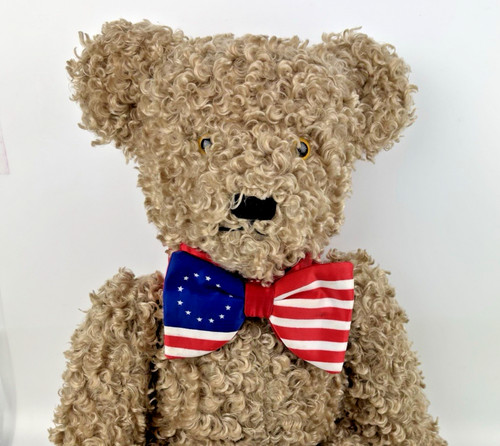 Vintage handcrafted teddy bear - handcrafted,