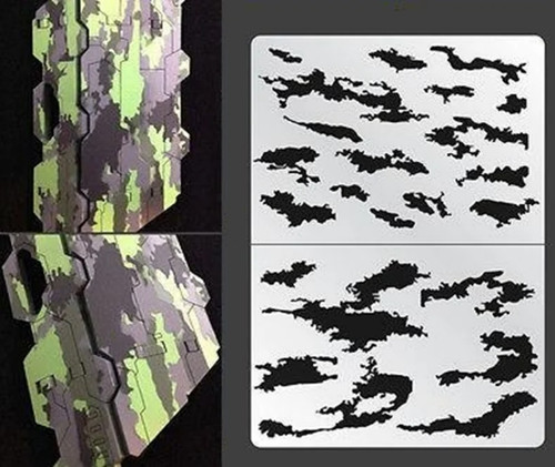 Stripe camouflage stencil for - stripe,