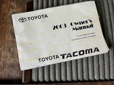 2003 Toyota Tacoma Owners