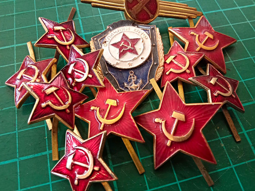 Soviet ussr red star hammer - ussr, &