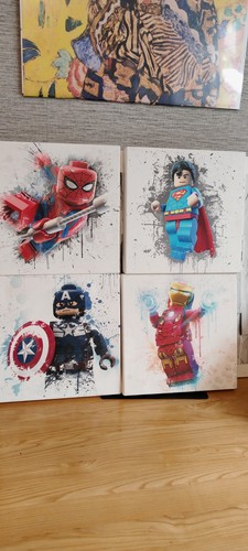 Children framed canvas - x,