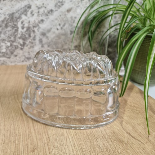 Vintage clear pressed glass - vintage,