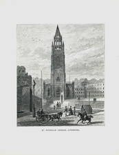 Antique Print: St Nicholas