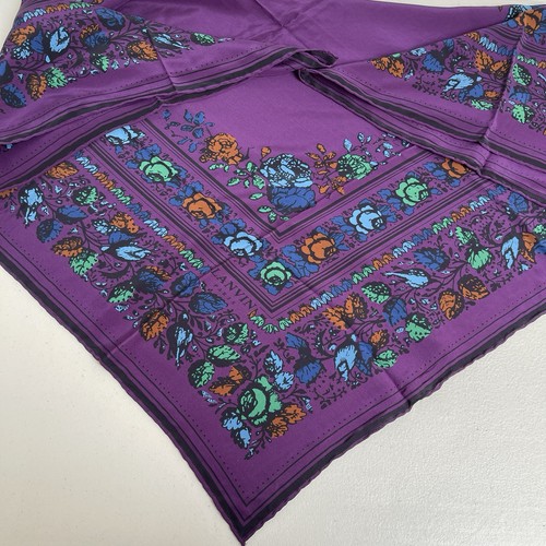Lanvin paris 100 silk - silk, scarf