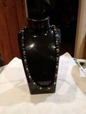 Necklace unpolished blue - necklace, of