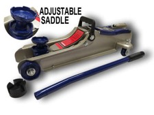 80mm Low entry Profile 2 Ton Hydrualic Trolley Car Jack Adj Saddle 