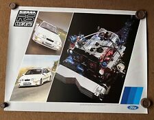 ORIGINAL FORD SIERRA RS COSWORTH MK1 DEALER POSTER SVE PART BROCHURE 500 ENGINE