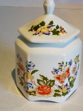 Aynsley Pagoda Trinket Box- "Cottage Garden" Design 
