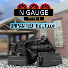 UNPAINTED - N Scale Gauge 1:148  'Repaired Traction Engine' (Scenery  1:160 )
