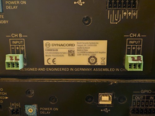 Dynacord c2800fdi channel - dynacord, 2-channel