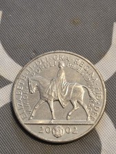 Queen Elizabeth II Golden Jubilee 2002 £5 Five Pound Coin
