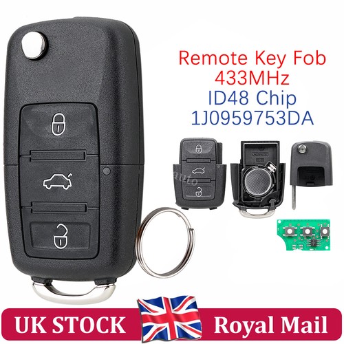 433mhz remote key fob id48 - key,