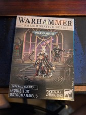 Warhammer 40k Imperial Agents Inquisitor Ostromandeus Commemorative Series.