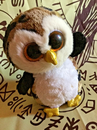 Haunted owl doll positive - owl,