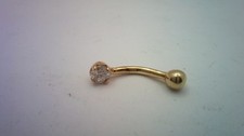 Gold single cz - ct,