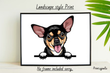 CHIHUAHUA PET A4 PRINT PICTURE