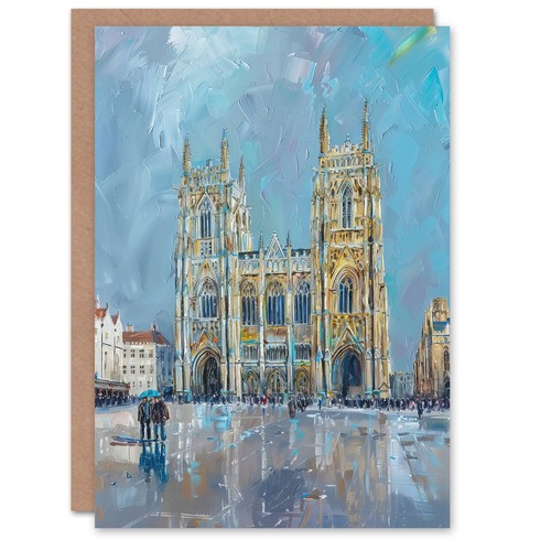 Greeting card cathedral church - card,