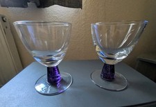 Denby Storm Wine Water Glasses