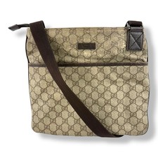 Gucci Messenger Bag GG Supreme Brown Beige