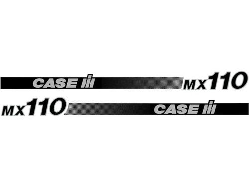 Decal set for case mx110 - for,