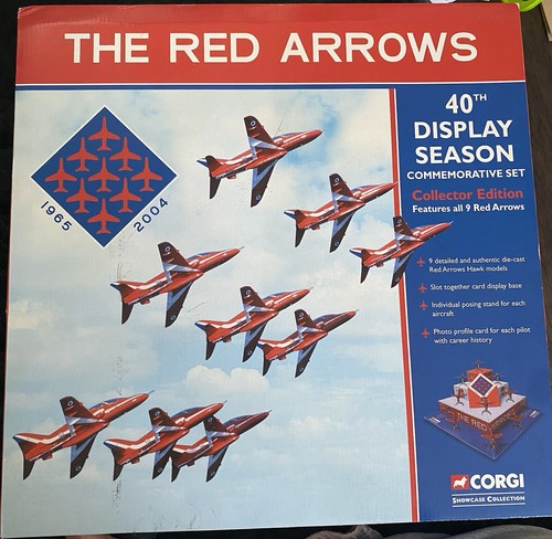 Corgi red arrows 40th display - 40th,