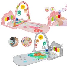 Baby Play Mat Tummy time Boys Girls Kid Gym Light Piano Crawl Newborn Best Gift~