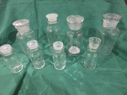Small apothecary jars - apothecary,