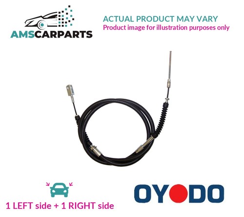 Handbrake cable pair rear - handbrake,