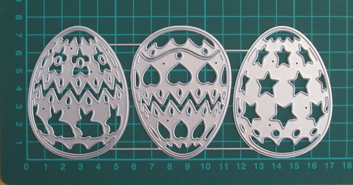 Large easter eggs metal - 3,