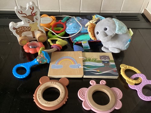 Baby bundle toys wooden pull - baby,