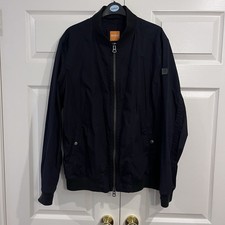 Hugo Boss Orange Men’s Bomber Style Jacket Black Size L  Uk 52