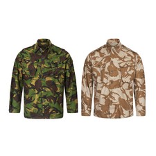 Original British Army Shirt Military Tropical Jungle DPM Desert Camouflage Camo