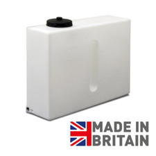 250 Litre Upright Baffled Water Tank with 8" Vented Lid - Tap Options Available 
