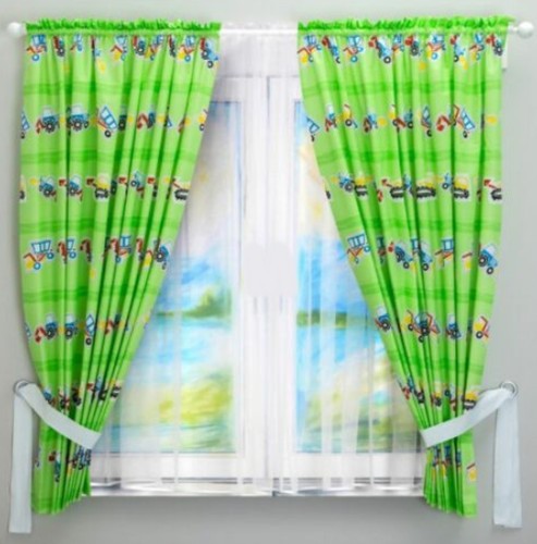2pc baby bedroom - 2pc, curtains