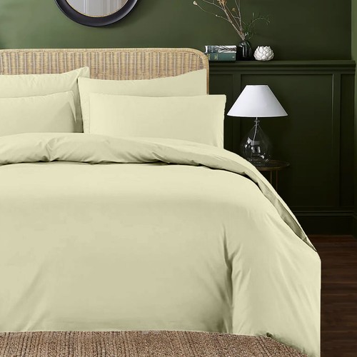 Plain duvet quilt cover with - plain,