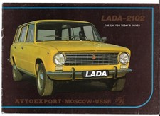 Lada 2102 Mid 1970s Export Markets Sales Brochure In English 1200 Estate