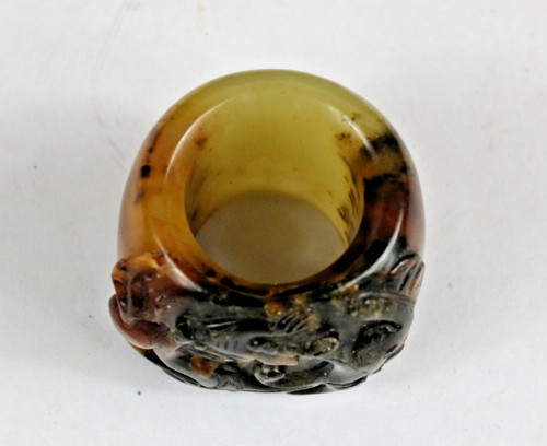 Chinese antique jade archer - jade, archer's
