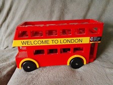 Vintage Wooden Red London