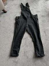F&F  BLACK  DUNGAREES SIZE 20