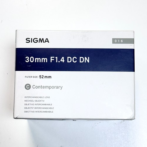Sigma 30mm dc dn - dc,