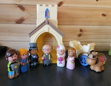 Elc Happyland Church Wedding Set & Figures With Sounds 