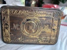 1914 WW1  QUEEN MARYS CHRISTMAS TIN FOR OVERSEAS SOLDIERS NO CONTENTS