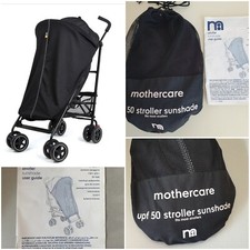 MOTHERCARE UPF50 Pushchair Sunshade fits most Strollers NEW