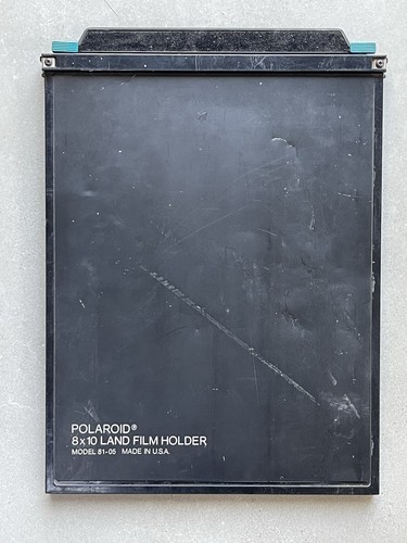 Polaroid 8x10 land film holder - polaroid,