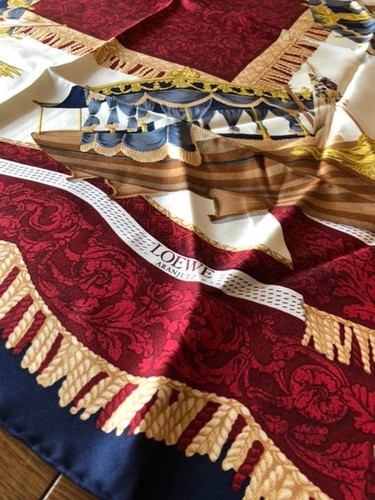 Loewe silk scarf multicolor - silk,