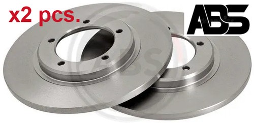 Pcs front brake disc - front, set