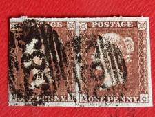 GB Victorian Stamps 2 x 1d