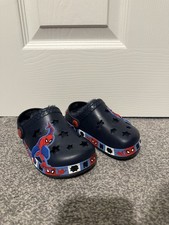 Marvel Spider Man Croc Style Shoes Fleece Lined Child’s Uk 7 new without tags.