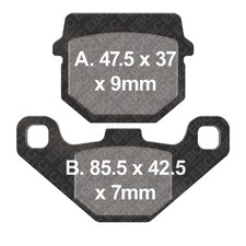 EBC Brake Pads Sintered R rear