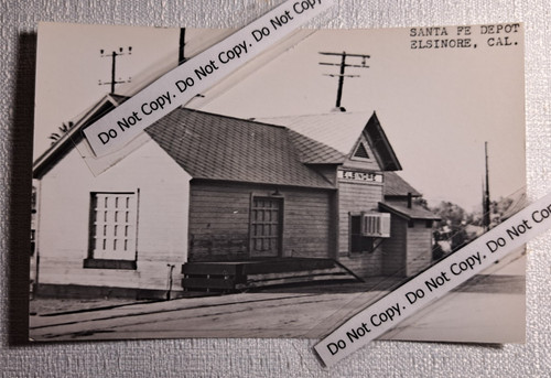 Vintage santa train depot - santa,